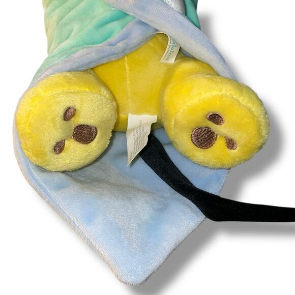 Disney Babies Pluto Plush Dog Swaddle Bone Blanket Hoodie Embroidered Eyes 11'' - Picture 9 of 12